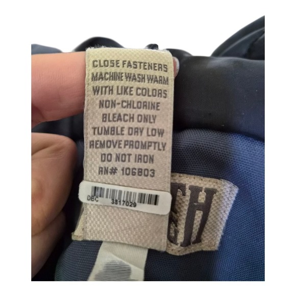 Duluth Trading Co Men's Hooded Insulated Work Jacket Coat Bluish Gray Nylon... - Picture 9 of 12